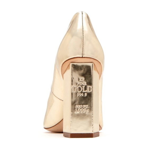 Katy Perry Collections Shoes - Katy Perry The Dasha gold metallic heels